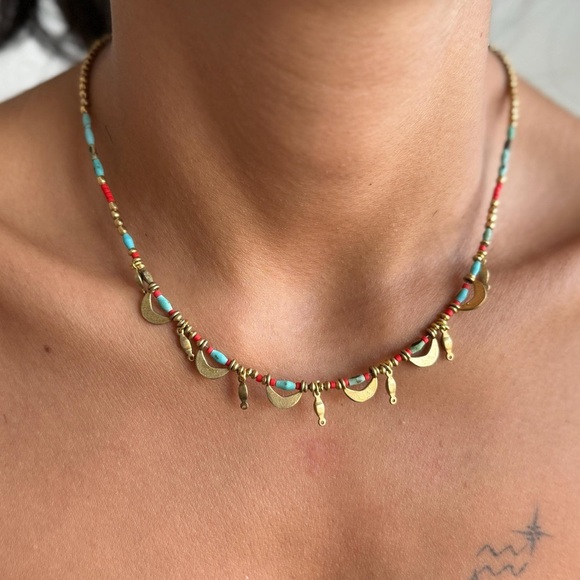 Handmade Jewelry - Handmade charm necklace ! New. 🎄